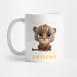 Panther Concentrated Awesome Cute Adorable Funny Quote Mug